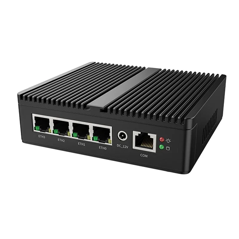 Intel N100 Celeron คอมพิวเตอร์ขนาดเล็ก N5105ไม่มีพัดลม4 * Intel i226 2.5G LAN HD DP นุ่มเราเตอร์ pfsense Firewall Application ESXi คอมพิวเตอร์ AES-NI