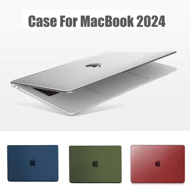 Ultra-light Laptop Case for 2024 Macbook Air 15 M3 A3114 M2 A2941 Flexible Hard Cover for MacBook Air 15.3 Inch Protective Shell