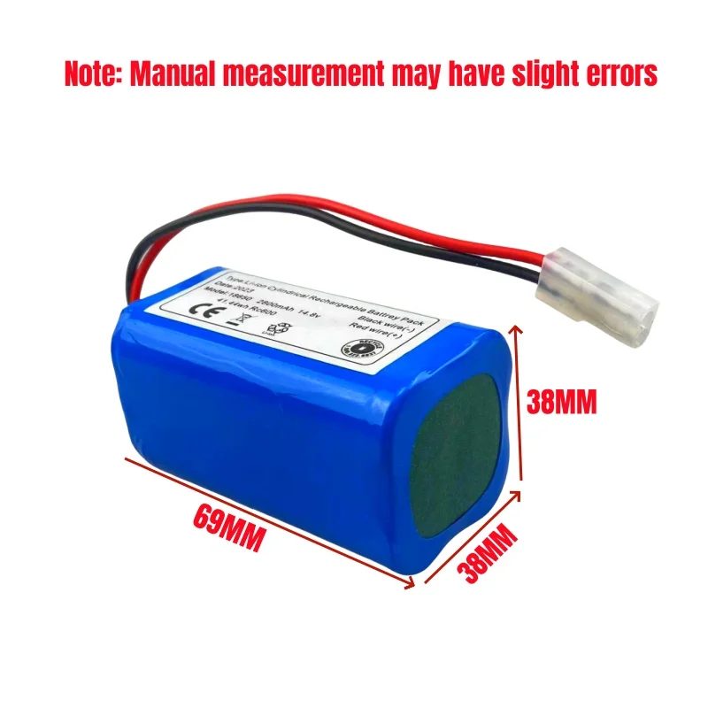 Akumulator litowo-jonowy Da Tian Gong 14,8 V 2800 mAh do odkurzacza robota Rowenta Tefal Explorer Serie 20 40 60 Akumulator