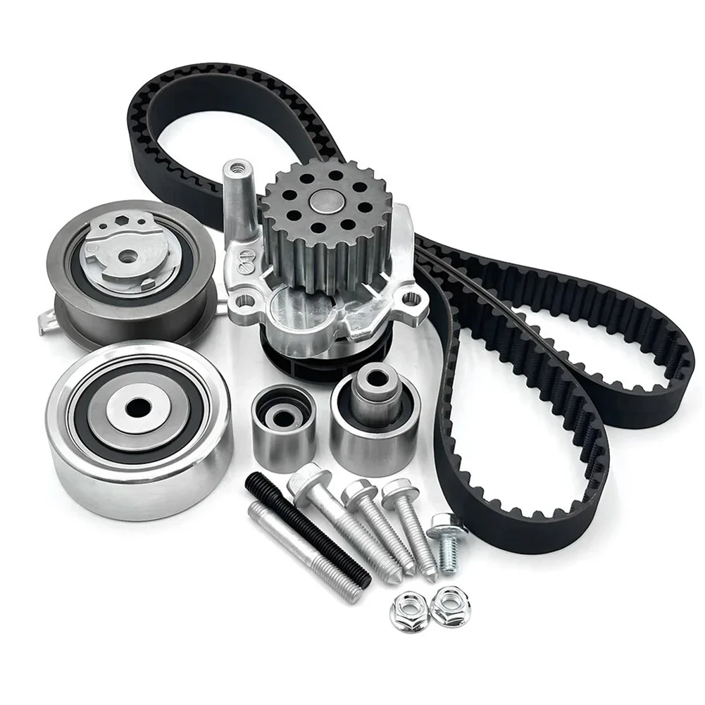 

Engine Timing Tensioner Belt And Cooling Ater Pump Kit For 1.6 2.0 L CAYC CAYB CFHD CLJA CFFB CCHB Engines