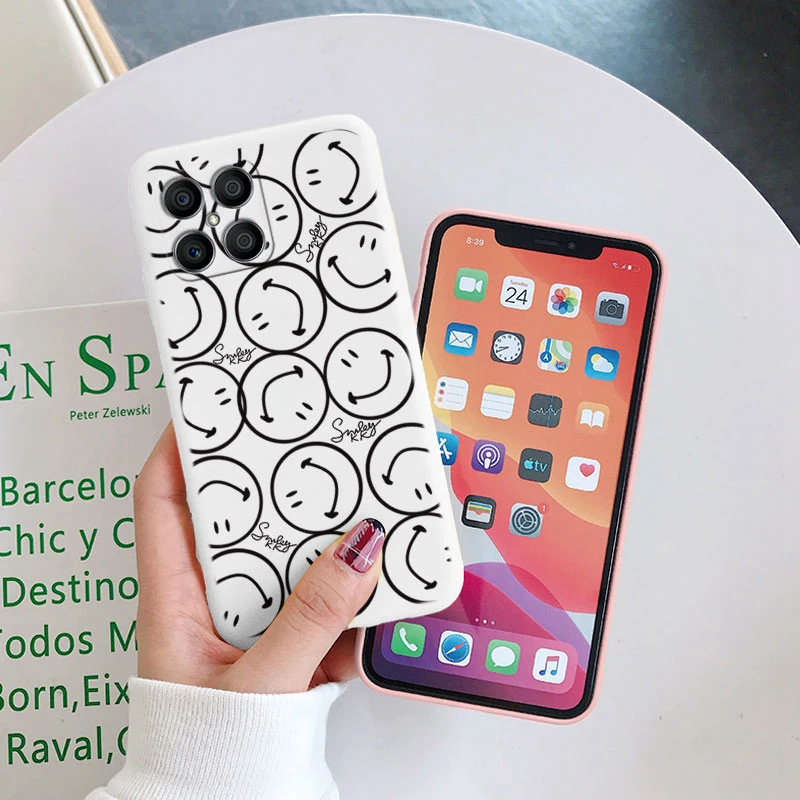 For Honor X8 4G X 8 5G X8a X8b X8c X6c Phone Case Fashion Leopard Print Back Cover Soft Silicone Shockproof Fundas Coque Shell