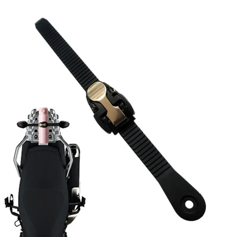 Blocco impugnatura con cinturino Cinghia di bloccaggio impugnatura per carichi pesanti regolabile con fibbia in metallo Strumento con serratura per tessitura riutilizzabile a cricchetto