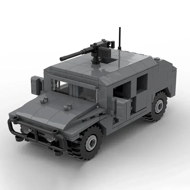 HMMWV M1025 Model War Series Technical Bricks DIY Assembly Military Vehicles Moc Building Blocks Toy For Child Gift