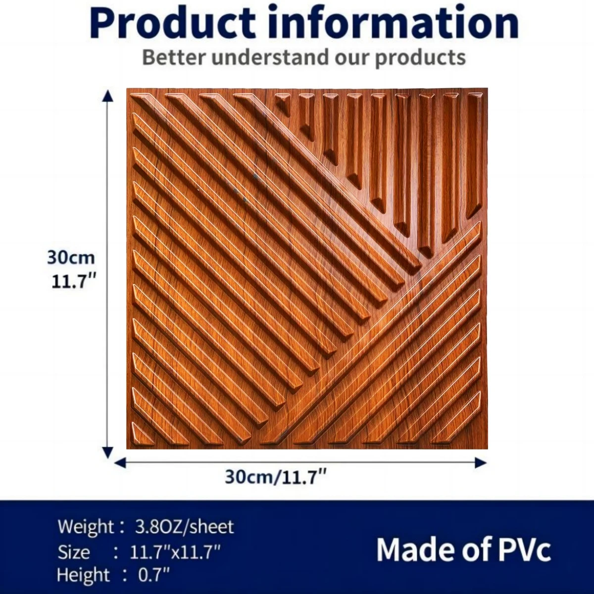 12/20pcs 3D panele ścienne z pcv dla dekoracja ścienna do wnętrz, salon sypialnia biuro hotelowe, 30.48x30.48cm