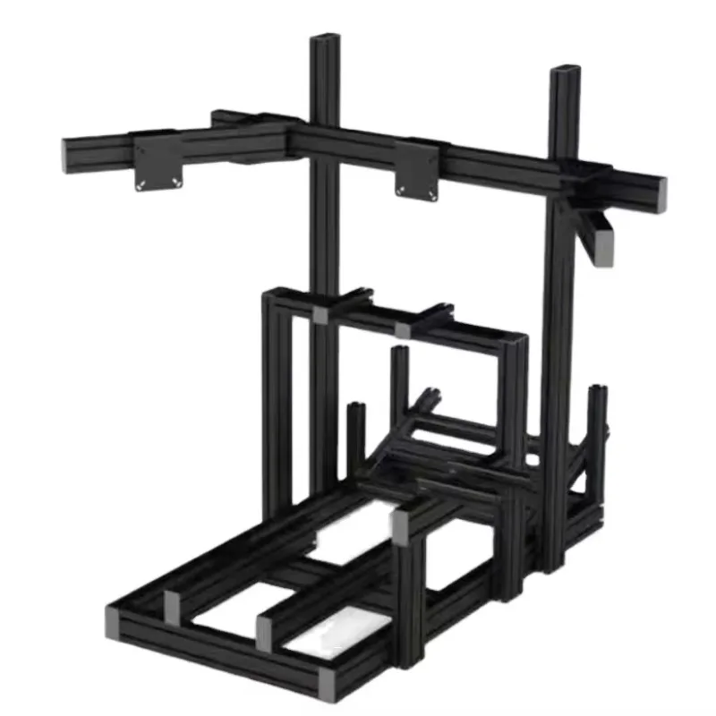 Industry Aluminum Profile  Sim Racing Cockpit Multi Screen Monitor Stand Sim Rig Gaming Motion Car Drive Racing Simulator