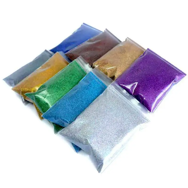 100 g große Packungen, extra feines Nagelglitzerpulver für Nagelkunst-Spitzen-Designs, Körperkunst, handwerkliche schimmernde Dekoration