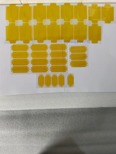 Imagen 2 del producto Película adhesiva impermeable amarilla de repuesto para cartucho Hifu 7D, película Universal para cuchillo ultrasónico, 10/20/50 Uds.