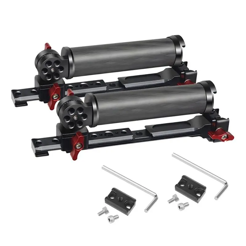 

Двойная рукоятка-стабилизатор ABKN для DJI Ronin RS2/3/4, складная карбоновая рукоятка с регулировкой на 180° для DJI RS2/3/4