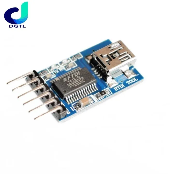 

Модуль флэш-памяти FT232RL для Arduino USB для скачивания модуля RS232 Max232