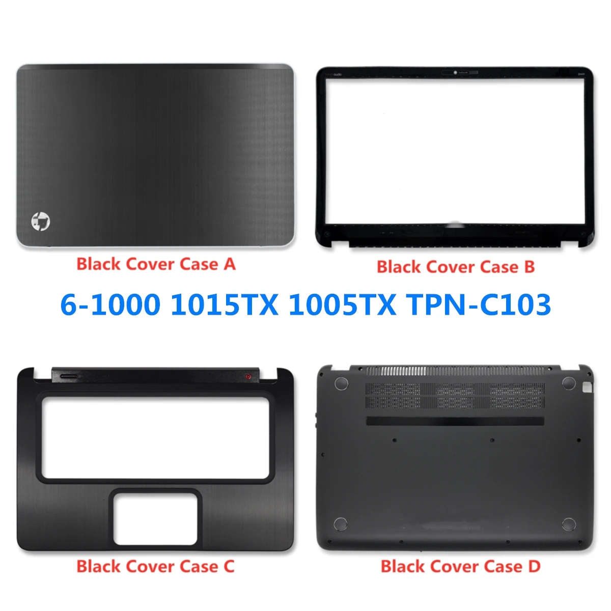 

New Laptop For HP Envy6 Envy 6-1000 1015TX 1005TX TPN-C103 LCD Back Cover Case/Front Bezel/Palmrest/Bottom Base/Hinges