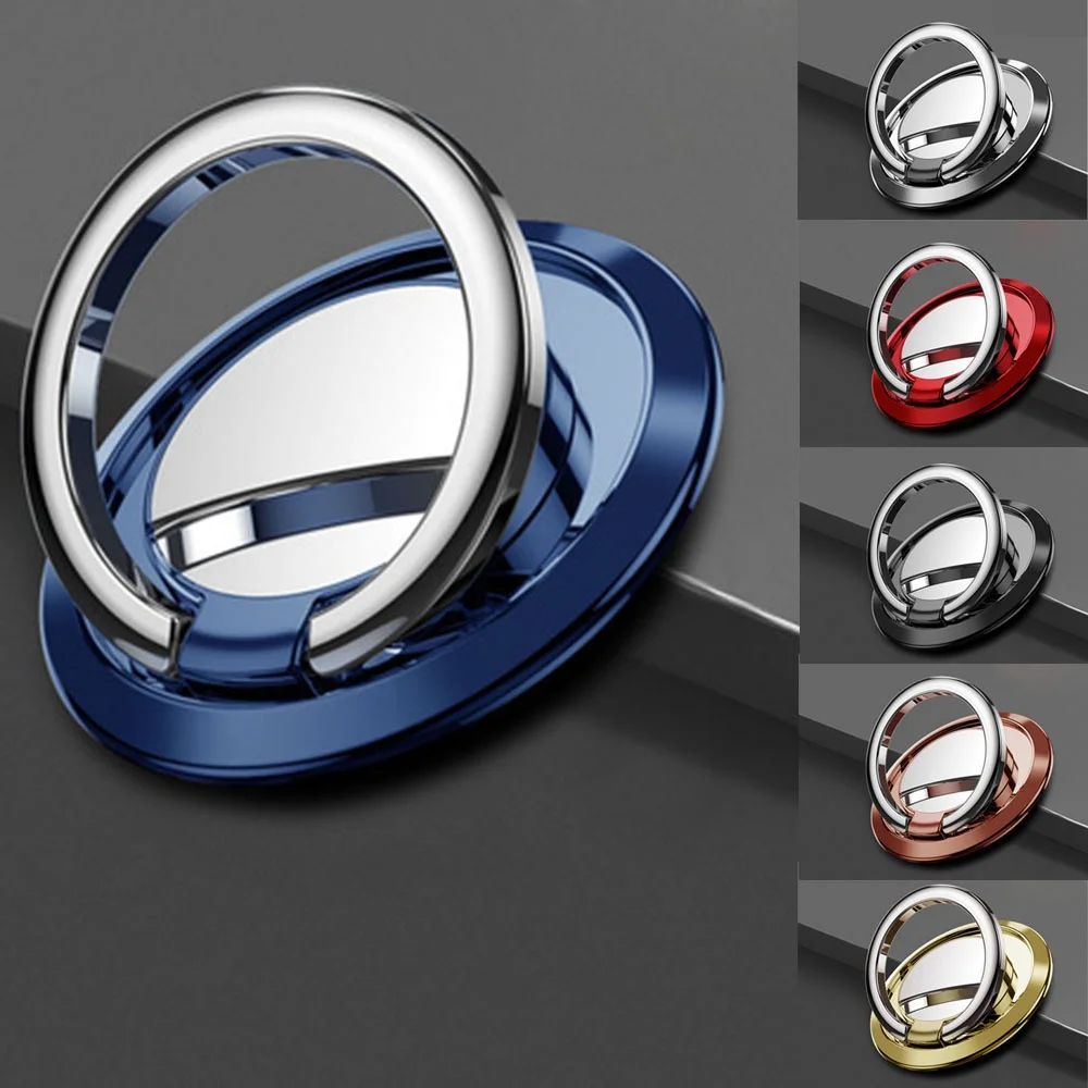 معدني يشعر حلقة حامل هاتف عالمي 360 دوران حامل هاتف ملحقات الهاتف المحمول آيفون 13 12 برو سامسونج هواوي