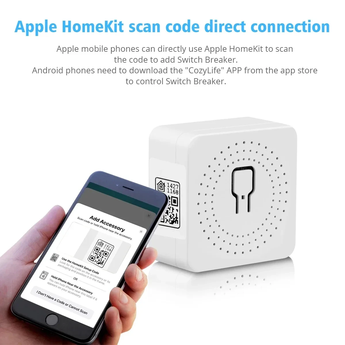 Mini disjoncteur de relais Wifi intelligent, commande vocale Siri, commutateur sans fil, fonctionne avec Apple Homekit Alexa Google Home