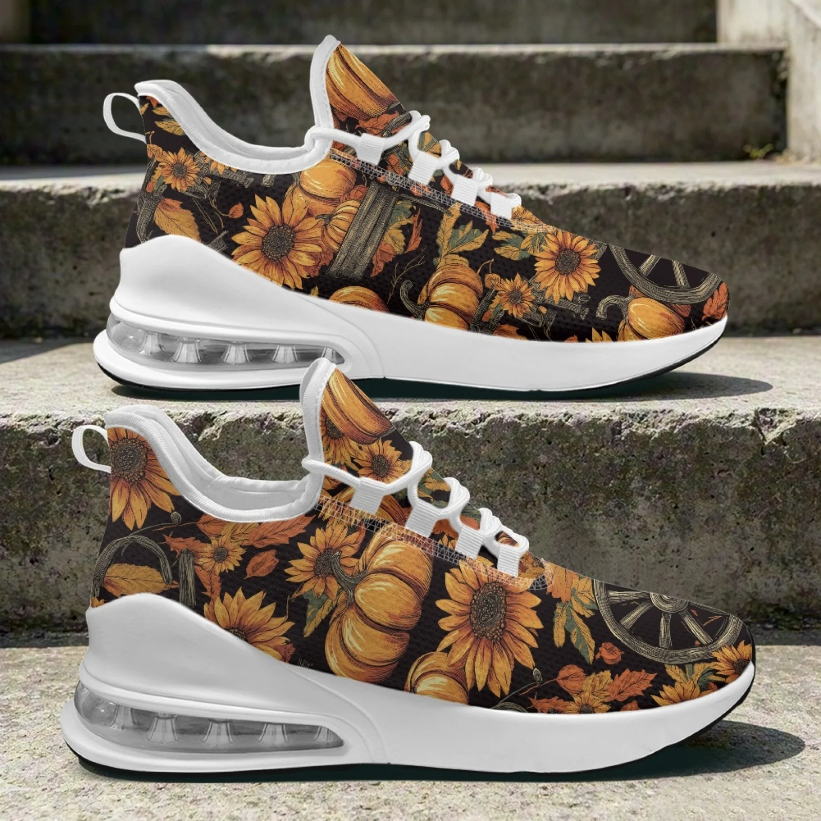 XIXIRIMIDO Thanksgiving Air Cushion Shoes for Woman Autumn/Winter 2026 Collection Shoes Women's Running Sneaker Festive Gifts