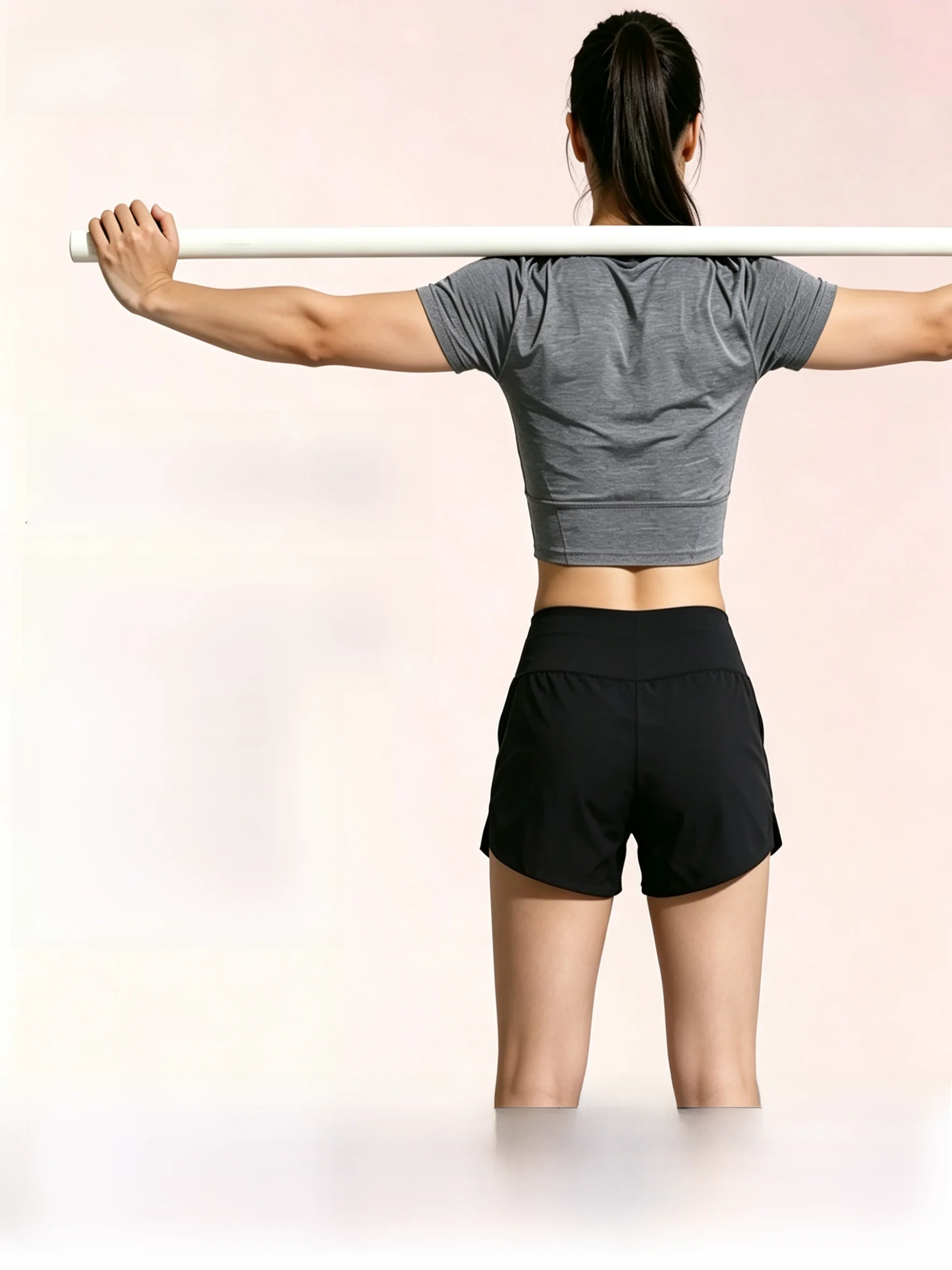 Barras de Madera Largas para Fitness, Barras de Estiramiento para Yoga, Barra de Cera Blanca, Equipo de Artes Marciales, Artículos Deportivos para Moldear el Cuerpo, Artículos Deportivos para Exteriores