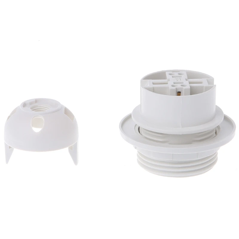 Portalampada E27 Edison attacco a vite bianco/nero pendente lampada da soffitto Dropship