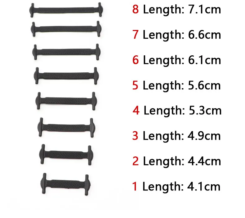 16 Stück/Set, modische Silikon-Schnürsenkel, elastisch, für Sneaker, Schnürsenkel ohne Schnürsenkel, für Kinder und Erwachsene, zum einfachen und schnellen Anziehen, Gummischnürsenkel. – Detail 4