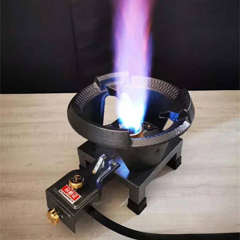 

For Commercial High Pressure Gas Stove Liquefied Gas Burner Desktop Natural Estufa Cocina Portatil Gas