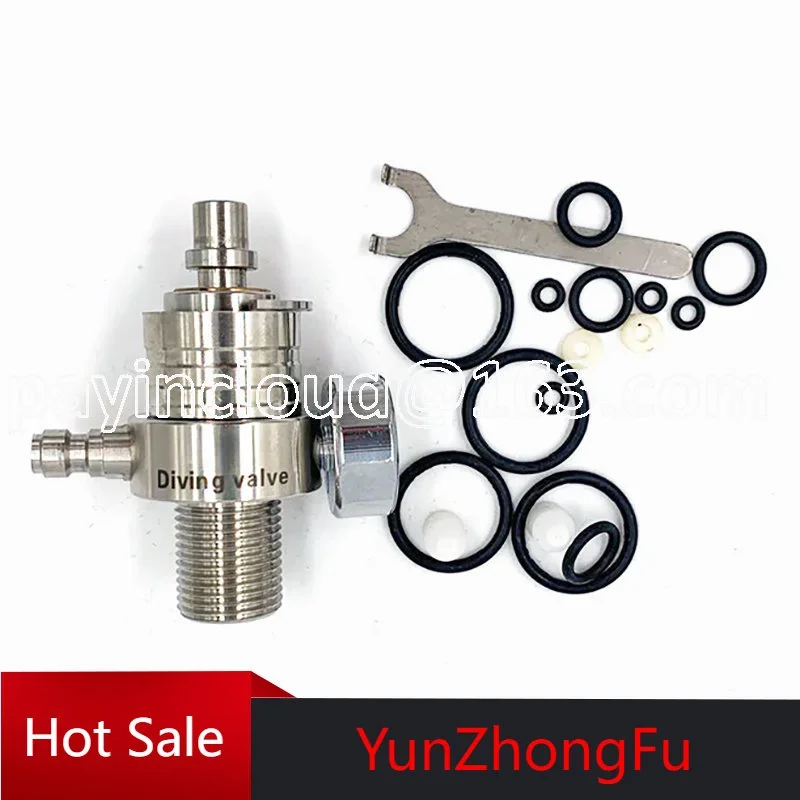 

PCP Air Force M18x1.5mm Filling Joint 4500psi 40mpa Stainless Steel Test Valve