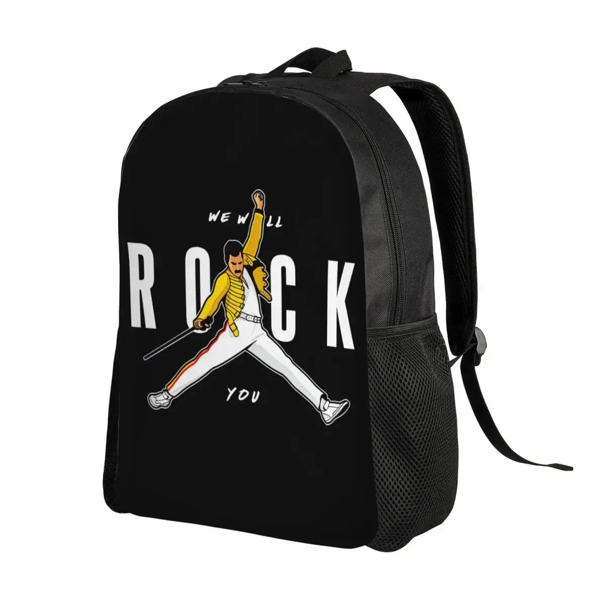 Personalized Freddie Mercury Backpacks Men Women Casual Bookbag for College School Bags