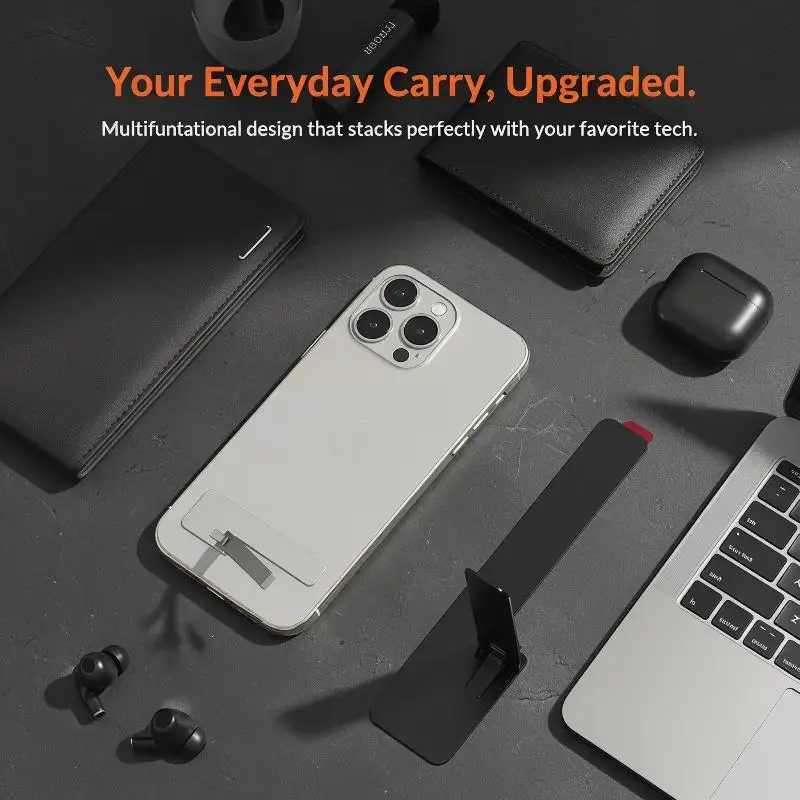 

Ultra-thin mini phone stand universal desktop phone stand metal steel folding desktop stand