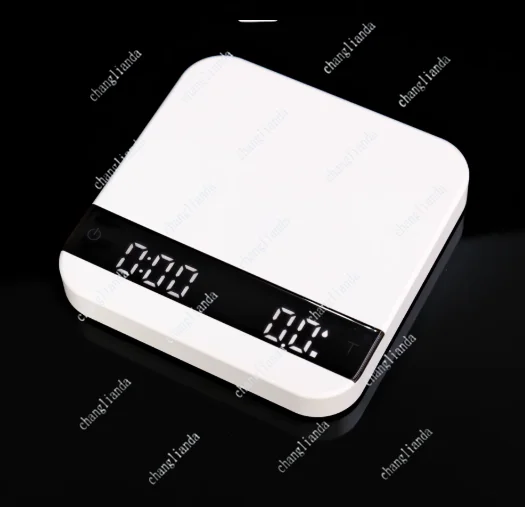 Electronic scale, manual flushing intelligent automatic timed coffee scale