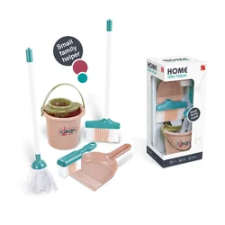 Children's Simulation Cleaning Tool Playset, Kids Pretend Play Cleaning Toy Home Vacuum Cleaner&Broom&Mop House Cleaning Toys