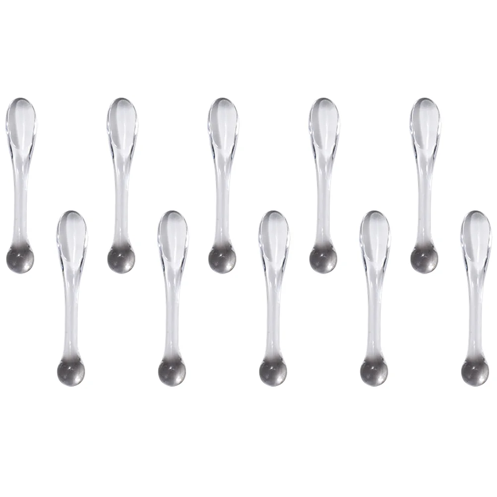 10 Pcs Spoon Spoons Facial Cream Scoops Makeup Spatula for Beauty Skincare Lotion Travel