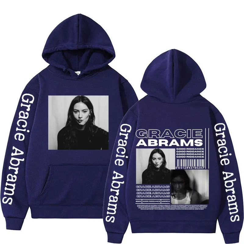 Gracie Abrams Good Riddance Album Cover Hoodies Men Women High Quality Casual Fleece Hoodie Vintage Fashion Aesthetic Sweatshirt