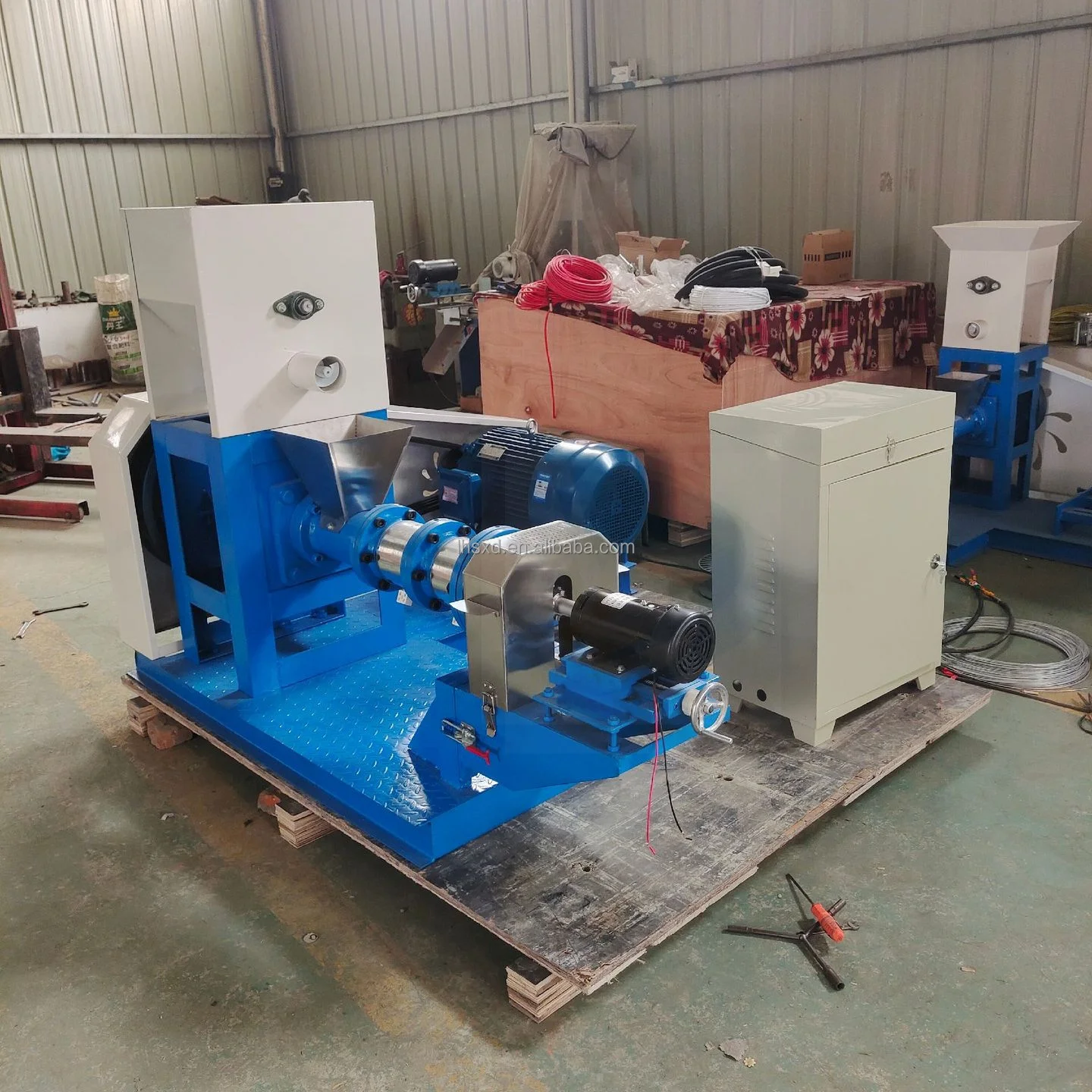 Wet Dog Food Pellet Water tank Machine Animal Float Fish  Pet Food Feed Pellet Machine Extruder Processing Machine