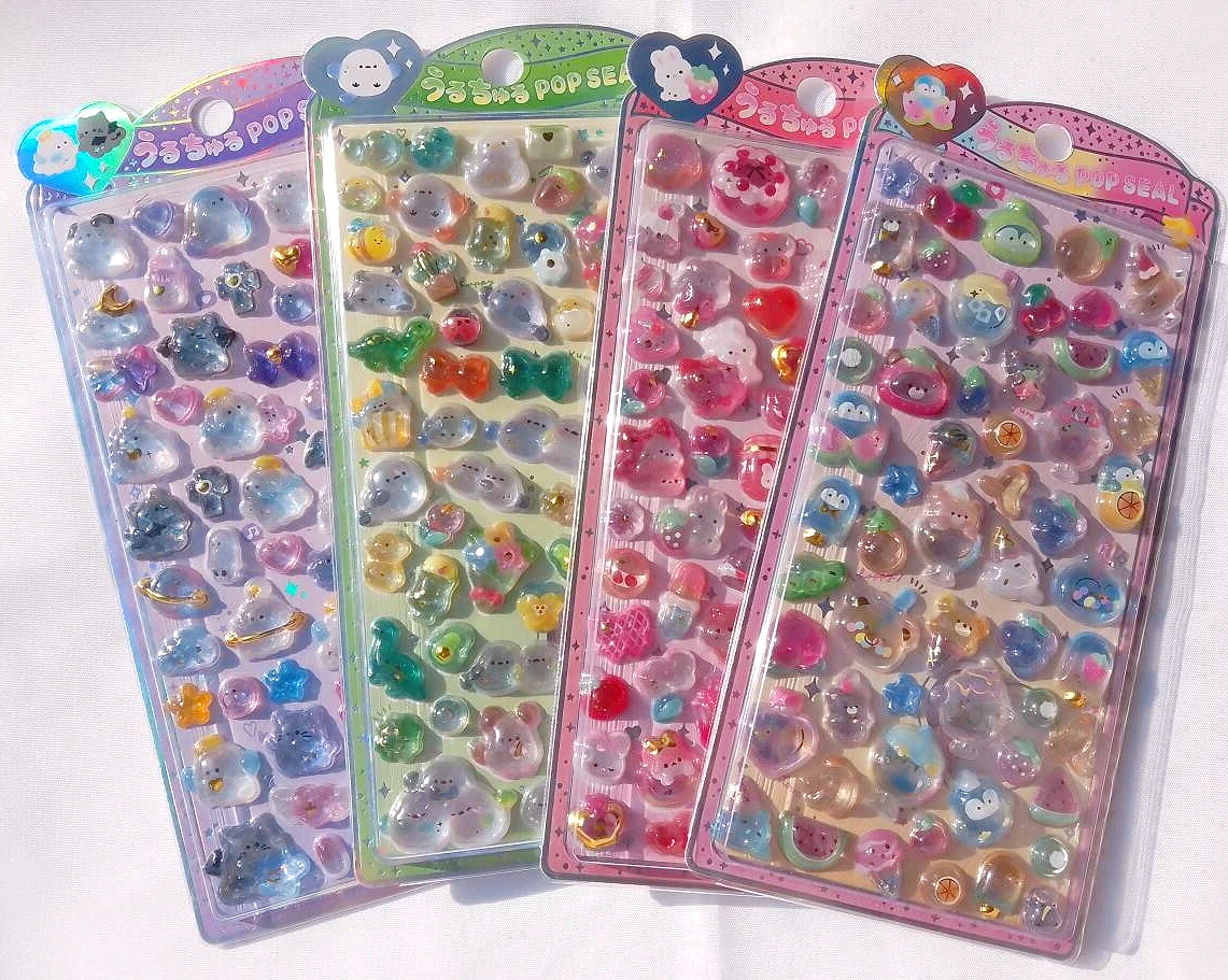 

Миниатюрные 3D-наклейки в японском стиле с рельефным рисунком — мультяшные наклейки для скрапбукинга, дневника, декора, милые наклейки для творчества