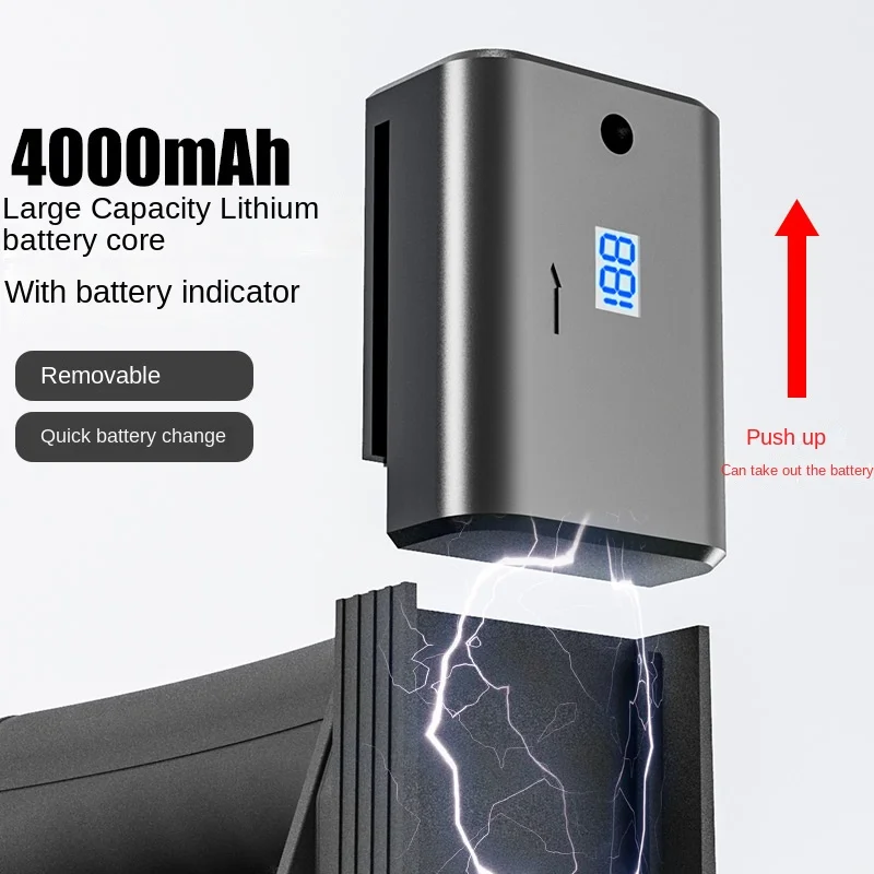 2022 NEW 4000mAh Electric Vacuum Suction Cup for Glass Tile Strong 200kg Bearing Capacity 8 Inch Industrial Sucker with Air Pump