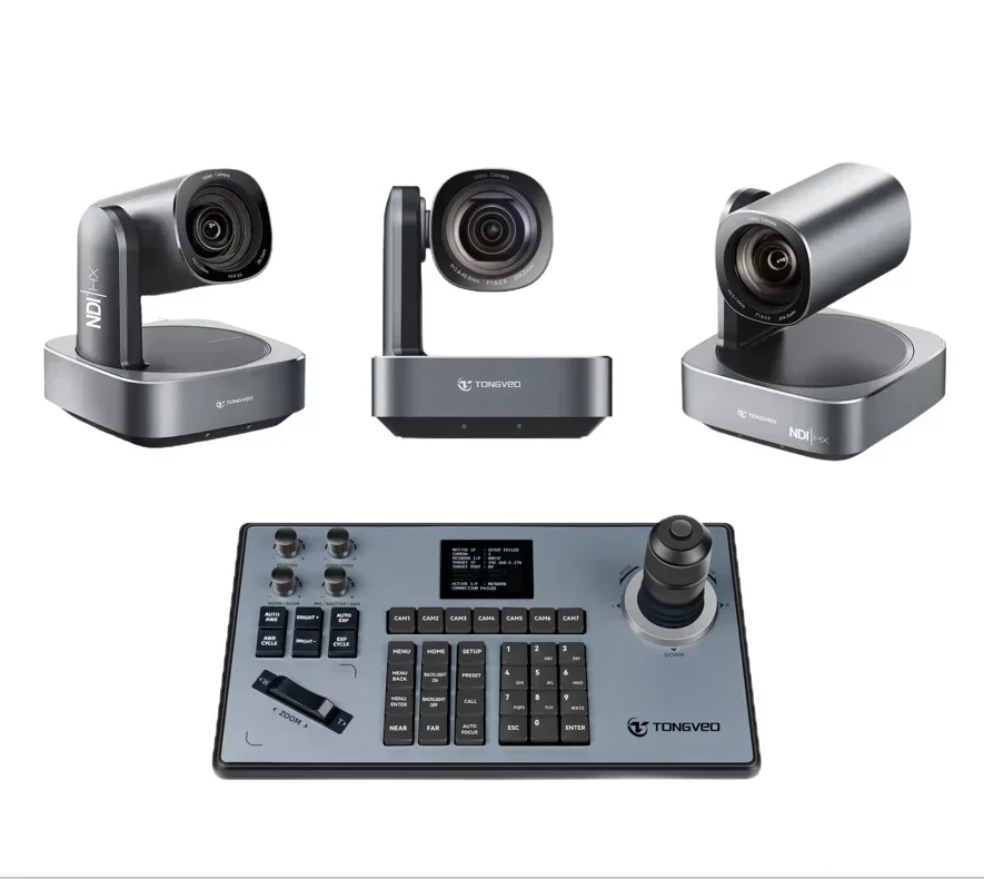 

Professional 20x Zoom NDI PoE Camera PTZ With Keyboard Controller For Live Streaming/Broadcasting