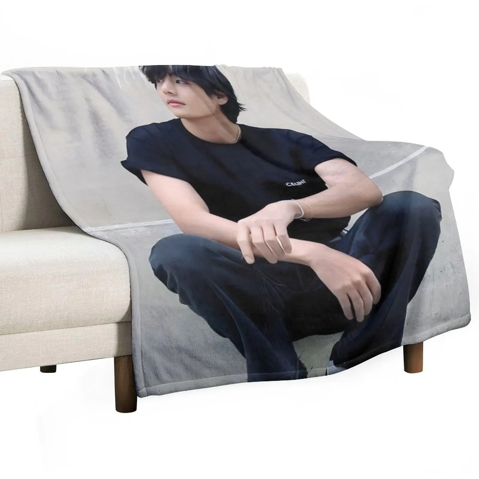 Taehyung Throw Blanket Comforter sofa bed Blankets