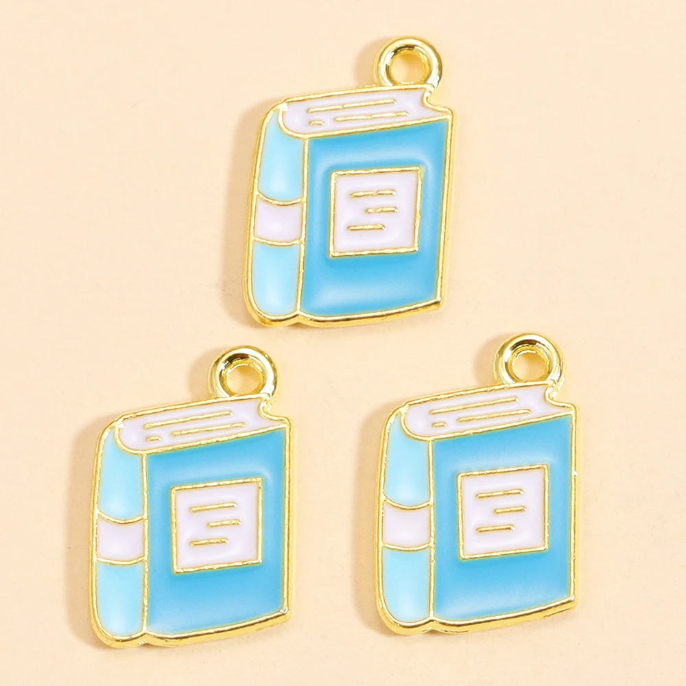 10Pcs Cute Fun Enamel Book Pen - Jewelry Making Guide Book 评论和价格