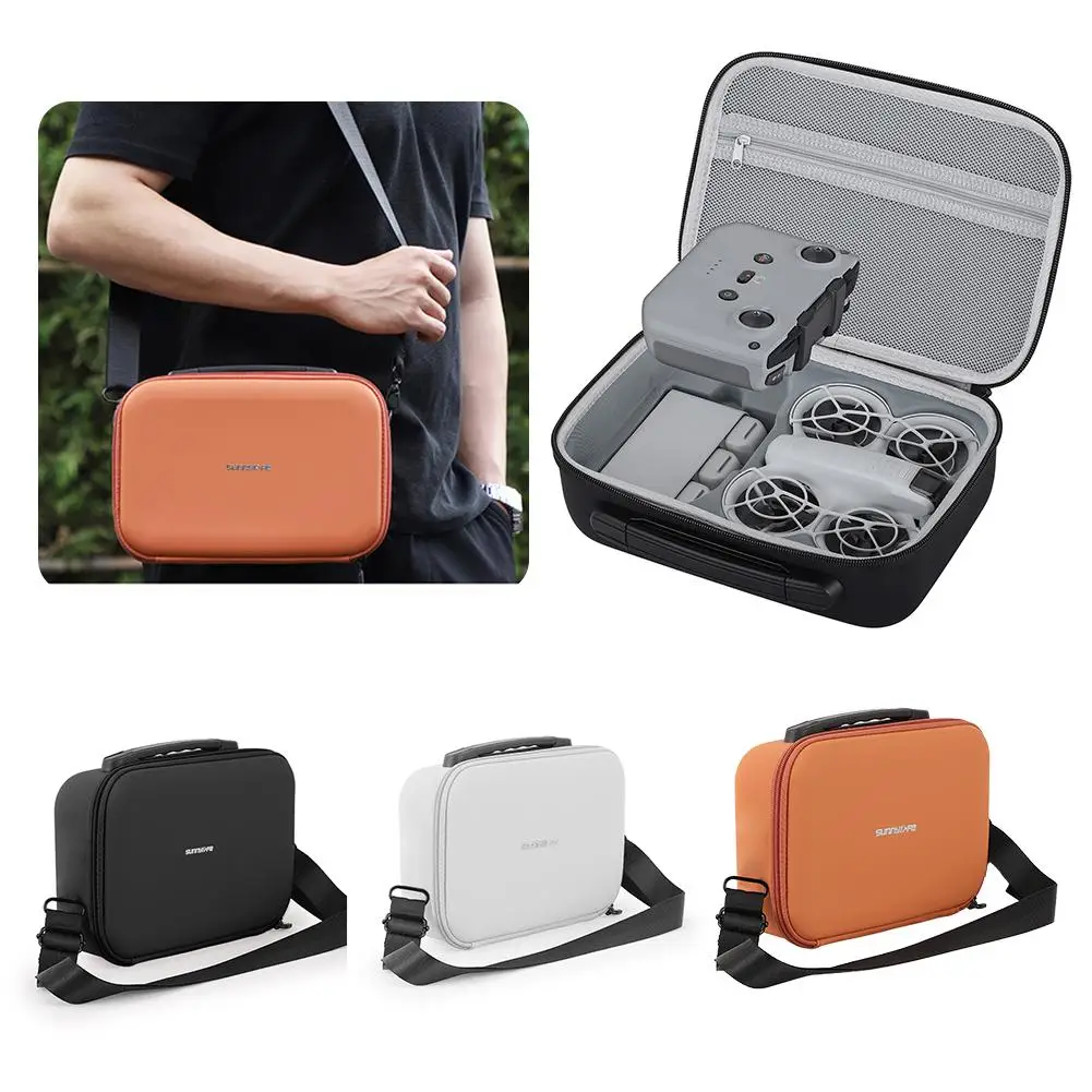 For DJI Neo Storage Bag Waterproof Shock Absorbing PU Protective Case For DJI RC N3 Portable Organizer Drone Accessories Y7J8