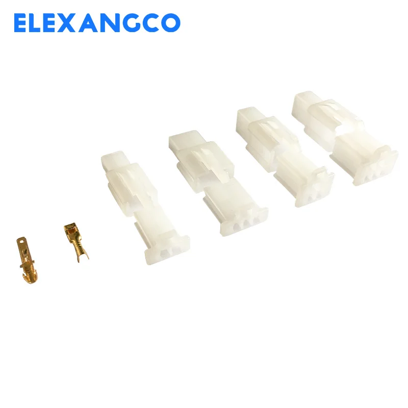 2,8-Stecker-Set, Anschluss von Auto, Motorrad, Elektrofahrzeug, Anschlusssatz, elektrisch, 2, 3, 4, 6, 9, männliche und weibliche Federverbinder – Detail 7