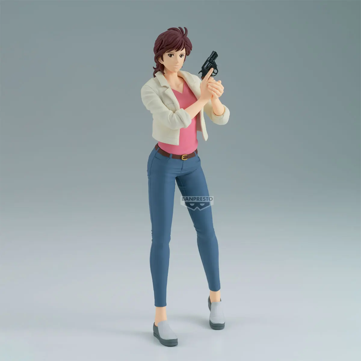 Original BANDAI City Hunter Kaori Makimura Anime Action Figure Desktop Collector Figurine Banpresto Modl Toys Doll