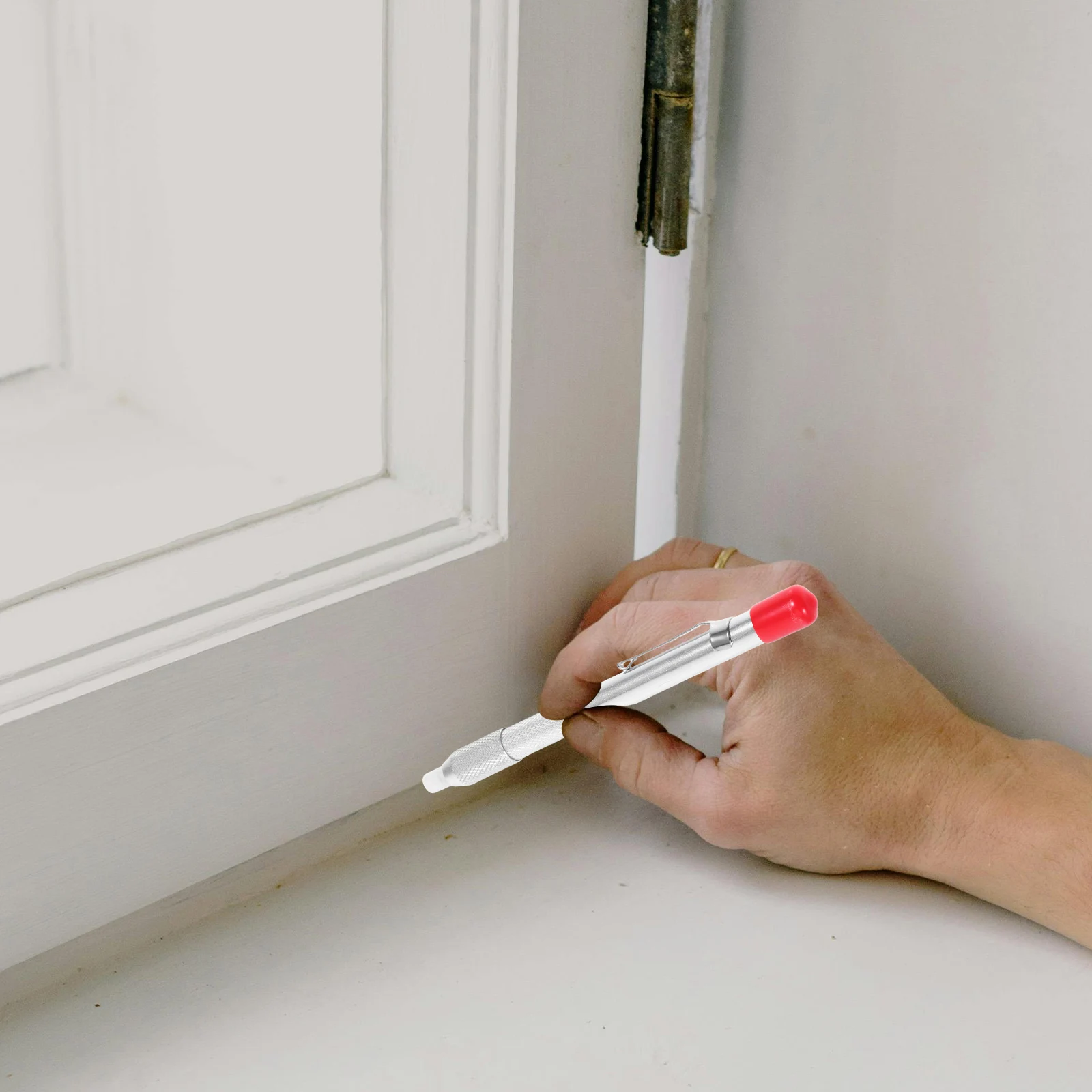 

1 set 1 Set Soapstone Pencil Steel Marking Tool Durable Heavy Duty Construction Woodworking Welding Accessories Holder Metal