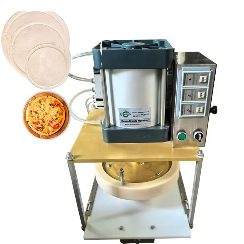 Hot Sale Pizza Dough Presser Machine for Pizza Cake Flatbread Maker Former Pizza Base Crust Making Machine