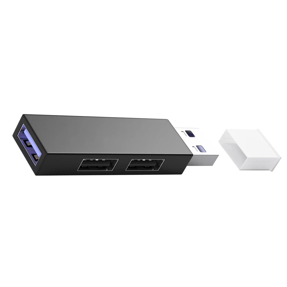 

USB Hub Portable 4 Port ABS High Speed Multi Function Expansion Dock for Laptop Desktop Compatible Lightweight Travel