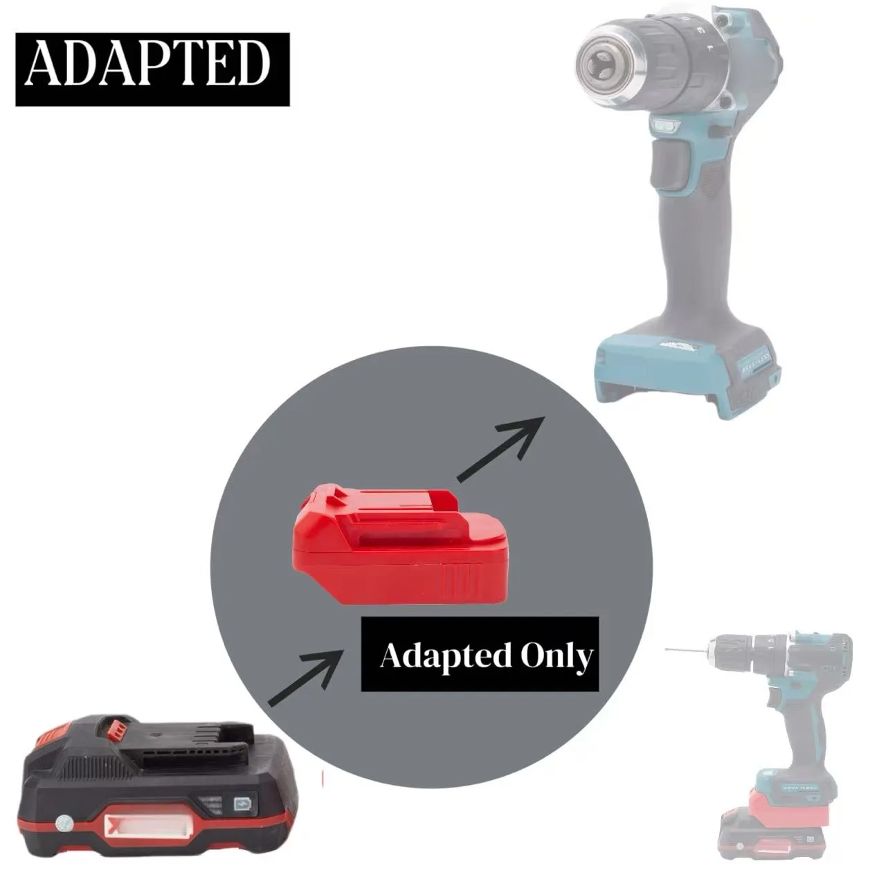 

Battery Adapter For Lidl Parkside X20V Lithium To Makita BL Brushless Tools Converter(Not include tools and battery)