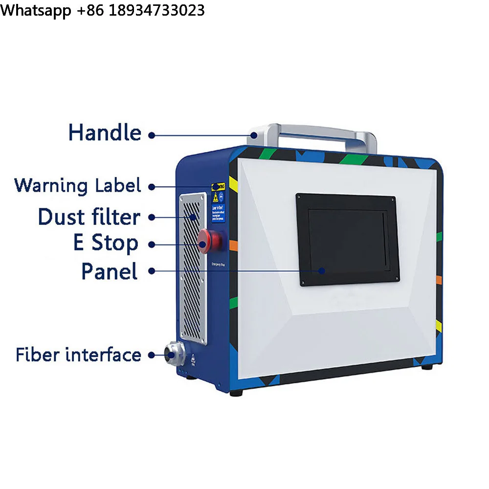 10kg mini 600W QCW laser welder briefcase size portable spot welder peak power 600W average power 300W