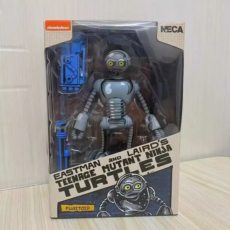 Oryginalna Neca54242 animacja robota żółw Ninja Fujitod 7-calowy Model kolekcja figurek