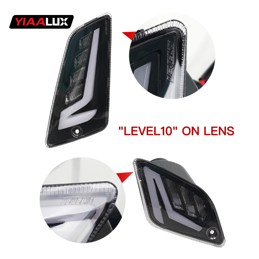Level10 LED Rear and Front Turn Signal Light Motorcycle Accessories For Vespa GTS300 GTS 300 GTS250 GTS150 GTV250 GTV300 GTS 250