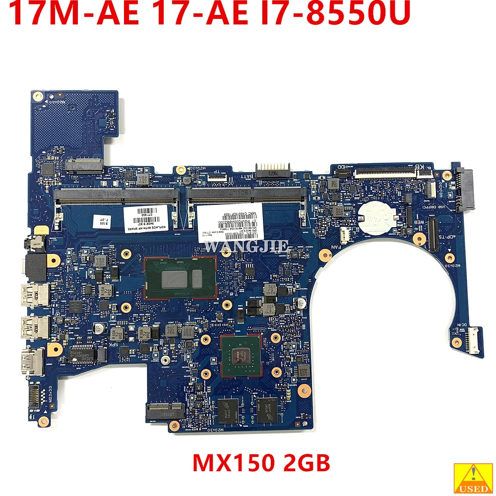 

Материнская плата для ноутбука HP ENVY 17M-AE 17-AE Series 940819-601 940819-001 6050A2923801-MB-A01 SR3LC I7-8550U MX150 2 Гб