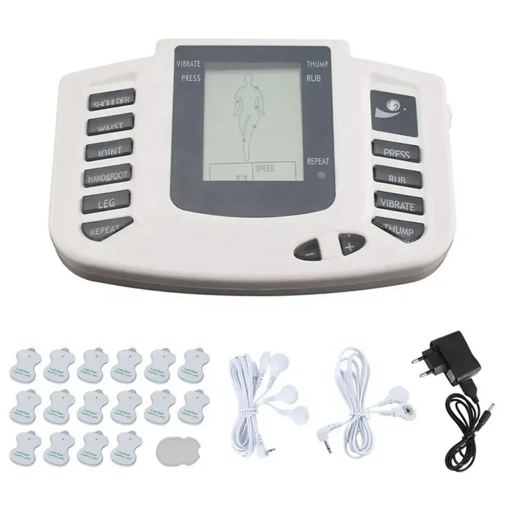 

MY-S043B Electronic Body Pulse Massager Pain Relief Stimulator Acupuncture Digital Therapy Machine with Electrode Pads