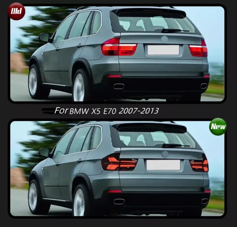 2025 New Car Accessory LED Tail Lights For BMW X5 E70 2007-2013 DRL Fog Rear Trailer Lamps Turning Signal Voiture Plug And Play