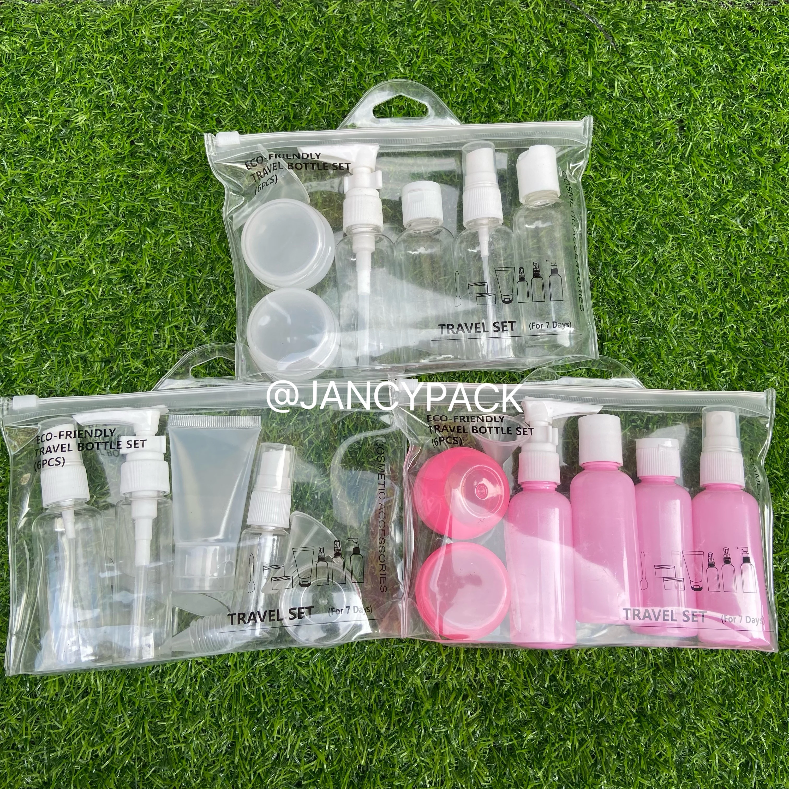 10pc/set Portable Travel Cosmetic Bottle Personal Care Makeup Container Bottles Refillable Travel Bottles Set Package Cosmetic