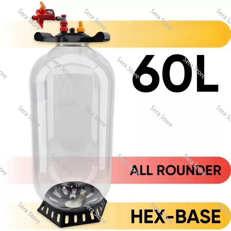 Craft Beer 60L Round Bottom Fermentation Beer Pressure Holding Fermentation Brewing Barrel Hair Sugar Hair Barrel