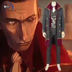 Game Silco Cosplay LOL Costume Arcane LOL Cosplay Jinx Father Outfits Halloween Carnival Suit Custom Made Halloween Costume